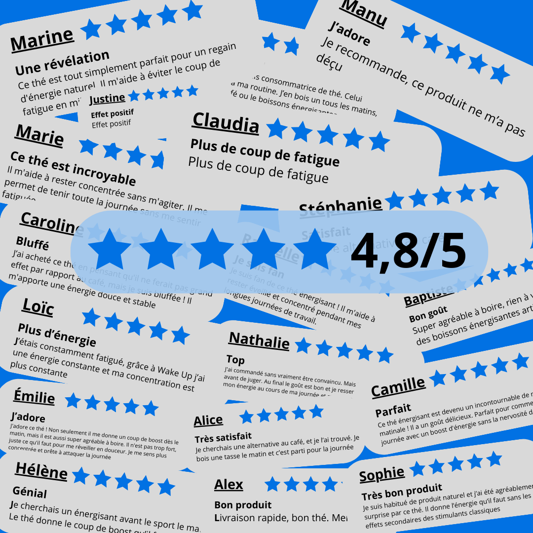 Wake Up, votre thé naturellement énergisant
